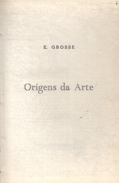 História Da Arte: Origens Da Arte