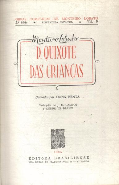 D. Quixote Das Crianças