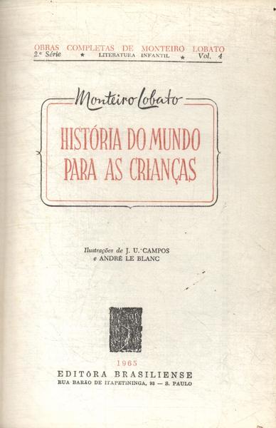 História Do Mundo Para Crianças