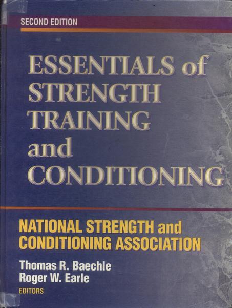 Essentials Of Strenght Training And Conditioning