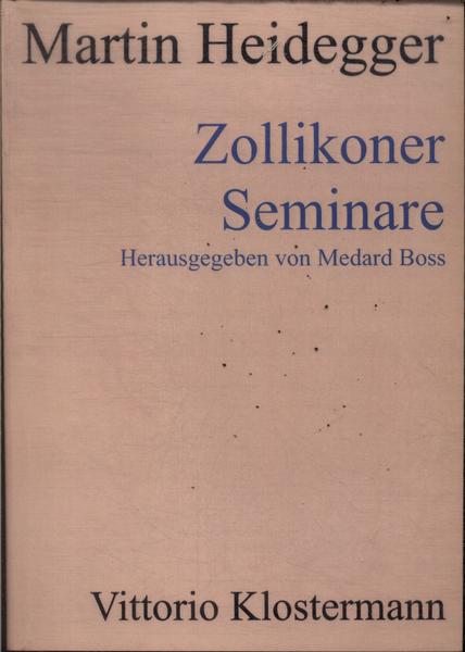 Zollikoner Seminare (Impressão Sob Demanda)