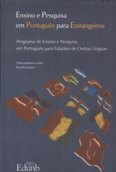 Ensino E Pesquisa Em Português Para Estrangeiros (1999)