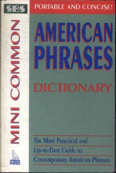 Mini Common American Phrases Dictionary