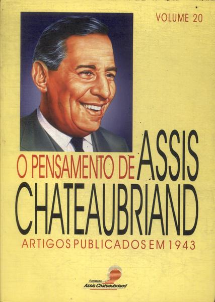 O Pensamento De Assis Chateaubriand Vol 20