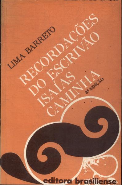 Recordações Do Escrivão Isaías Caminha