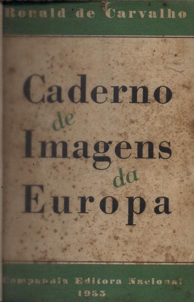 Caderno De Imagens Da Europa