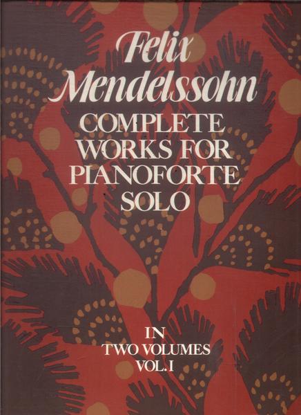 Complete Works For Pianoforte Solo Vol 1 (1975 - Partitura)