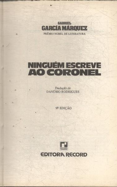 Ninguém Escreve Ao Coronel