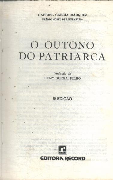 O Outono Do Patriarca