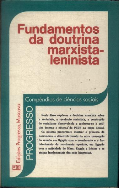 Fundamentos Da Doutrina Marxista-Leninista