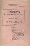 Harmony: Its Theory And Practice