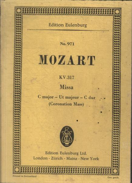 Missa C Major Kv 317 (partitura)