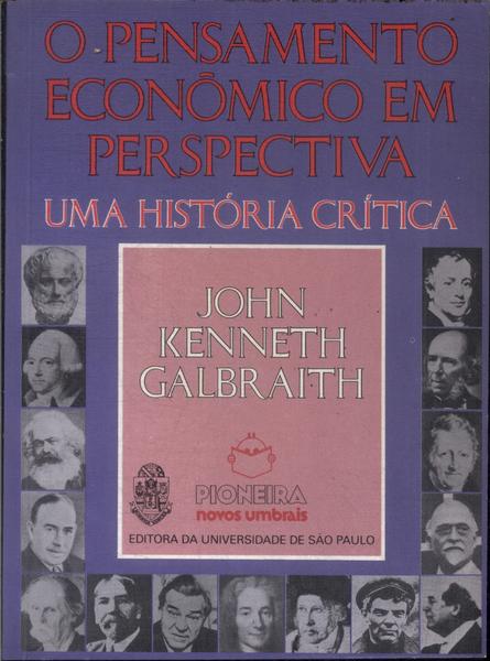 O Pensamento Econômico Em Perspectiva