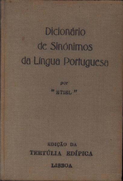 Dicionário De Sinónimos Da Língua Portuguesa (1949)