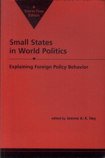 Small States In World Politics