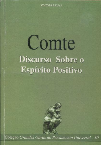 Discurso Sobre O Espírito Positivo