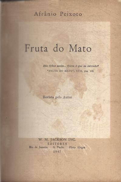 Fruta Do Mato