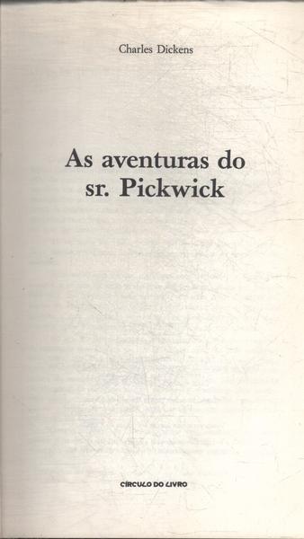 As Aventuras Do Sr. Pickwick