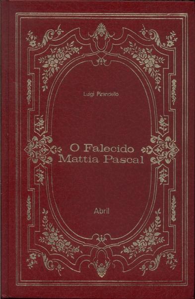 O Falecido Mattia Pascal