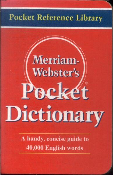 Merriam-webster's Pocket Dictionary (1995)