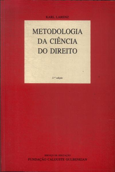 Metodologia Da Ciência Do Direito (1997)