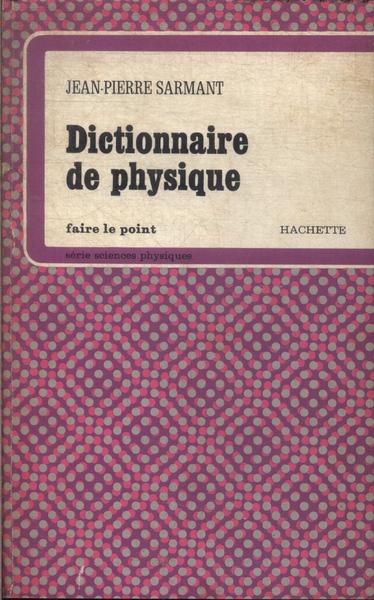 Dictionnaire De Physique