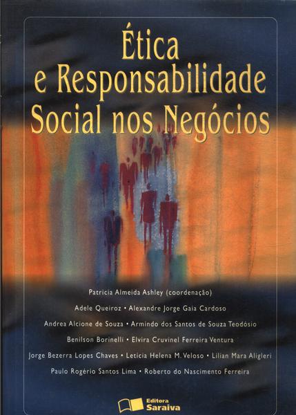 Ética E Responsabilidade Social Nos Negócios