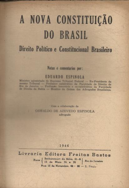 A Nova Constituição Do Brasil (1946)