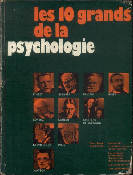 Les 10 Grands De La Psychologie