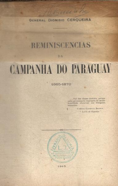 Reminiscências Da Campanha Do Paraguay