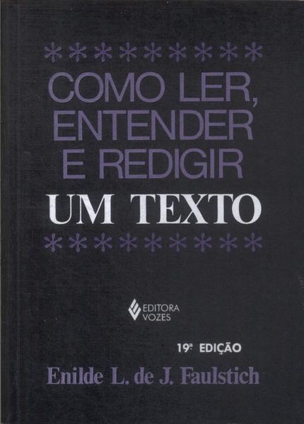 Como Ler, Entender E Redigir Um Texto (1987)