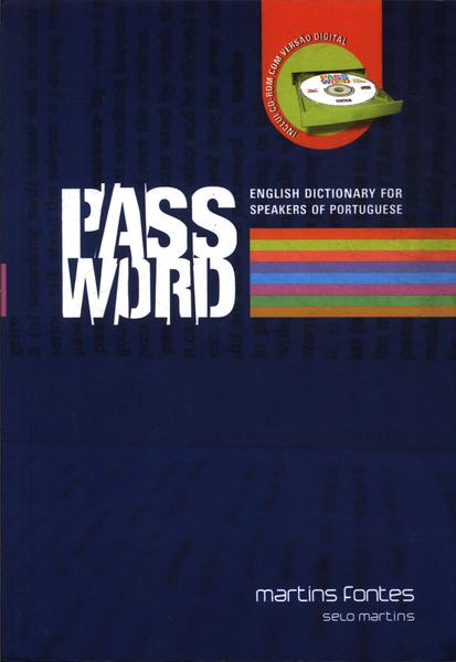Password (2010) (Não Inclui Cd)