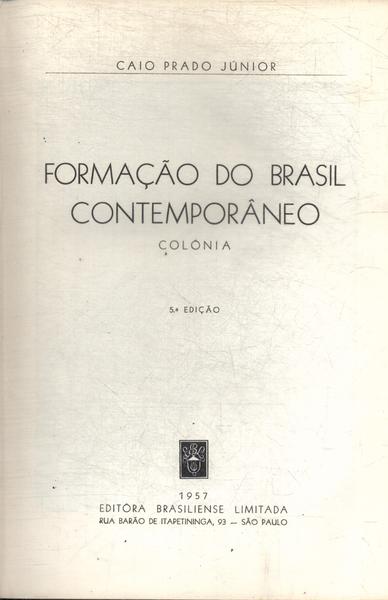 Formação Do Brasil Contemporâneo