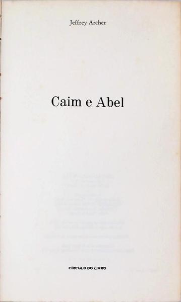 Caim E Abel