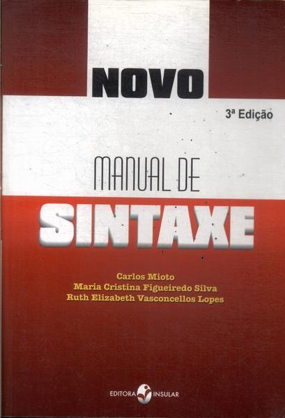 Novo Manual De Sintaxe (2007)