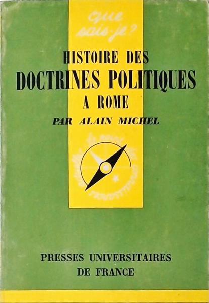 Histoire Des Doctrines Politiques A Rome