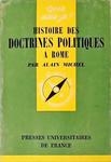 Histoire Des Doctrines Politiques A Rome