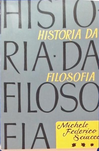 História Da Filosofia Vol 3