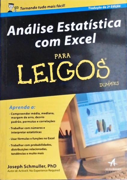 Análise Estatística Com Excel Para Leigos