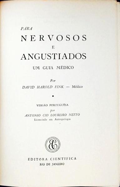 Para Nervosos E Angustiados