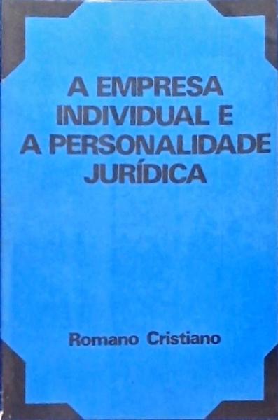 A Empresa Individual E A Personalidade Jurídica (1977)