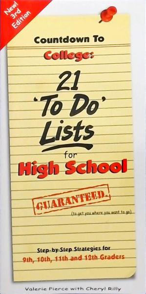 Countdown To College: 21 To Do Lists For High School