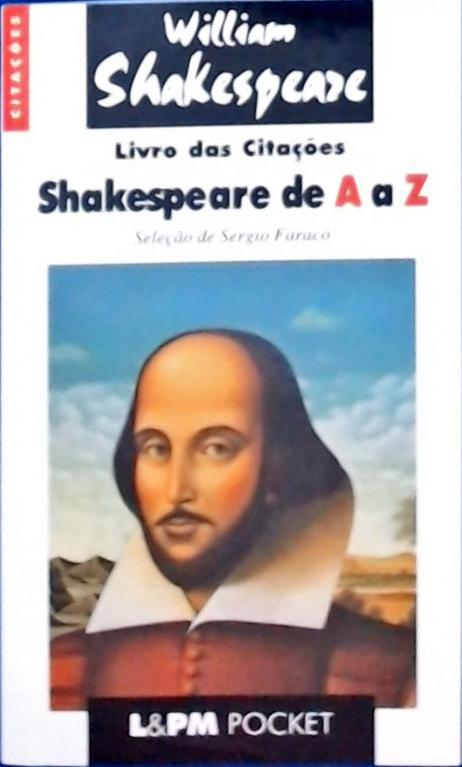 Livro Das Citações: Shakespeare De A A Z