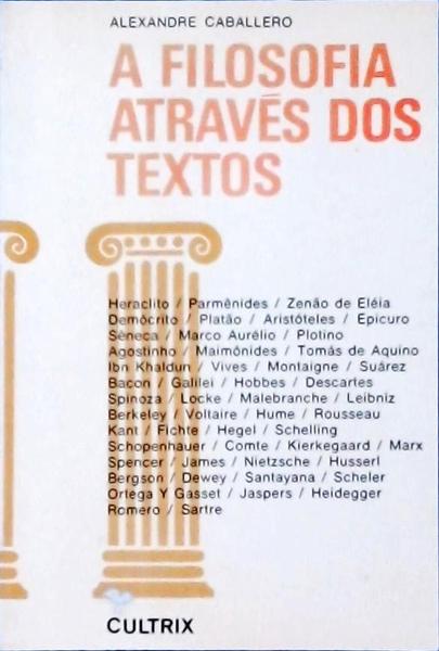 A Filosofia Através Dos Textos