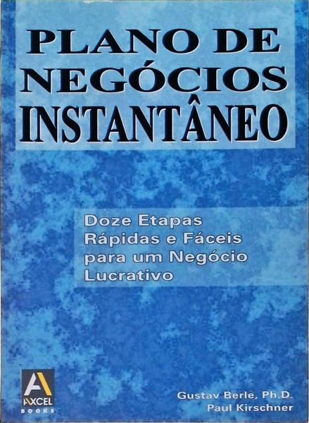 Plano De Negócios Instantâneo