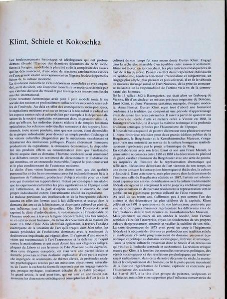 Klimt, Scheile Et Kokoschka