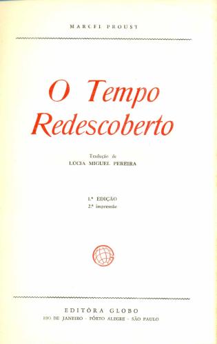 Em Busca do Tempo Perdido: O Tempo Redescoberto