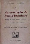 Apresentação Da Poesia Brasileira