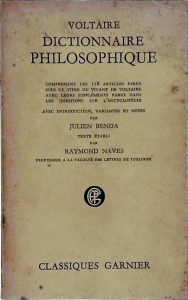 Dictionnaire Philosophique (1954)