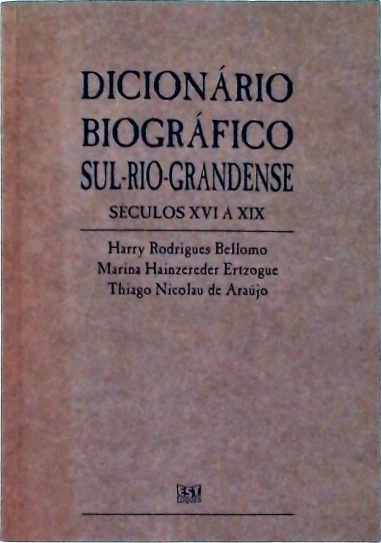 Dicionário Biográfico Sul-Rio-Grandense